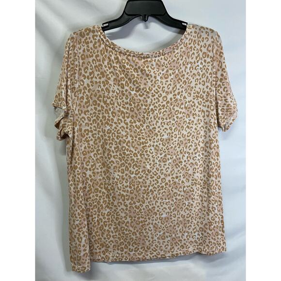 Nine West Woman Animal Print XL Pull Over Top Loose Fit - Picture 2 of 3